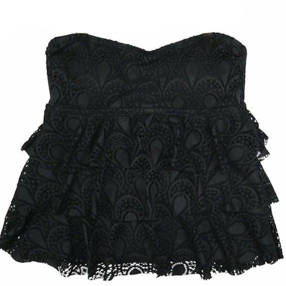 NEW Island Escape Tiered Peacock-Pattern Tankini - Picture 3 of 4